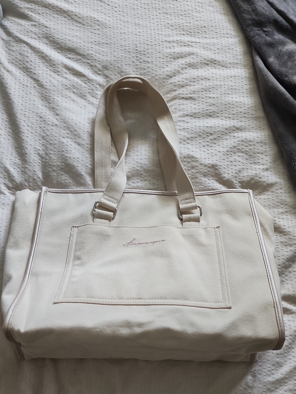 Canvas Tote Bag in Cream - Everyday Carry
